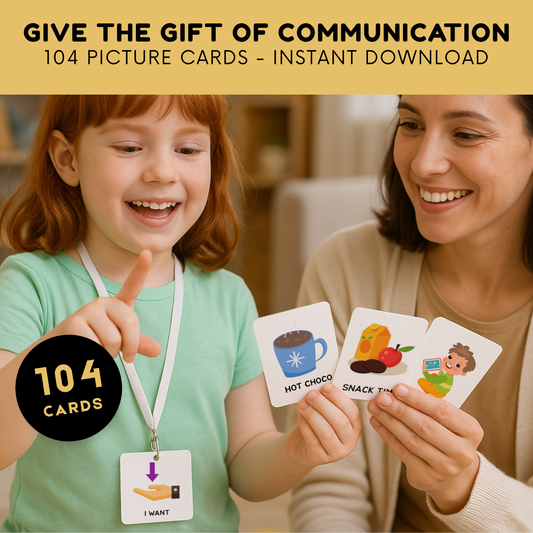 104 Printable Picture Communication Cards