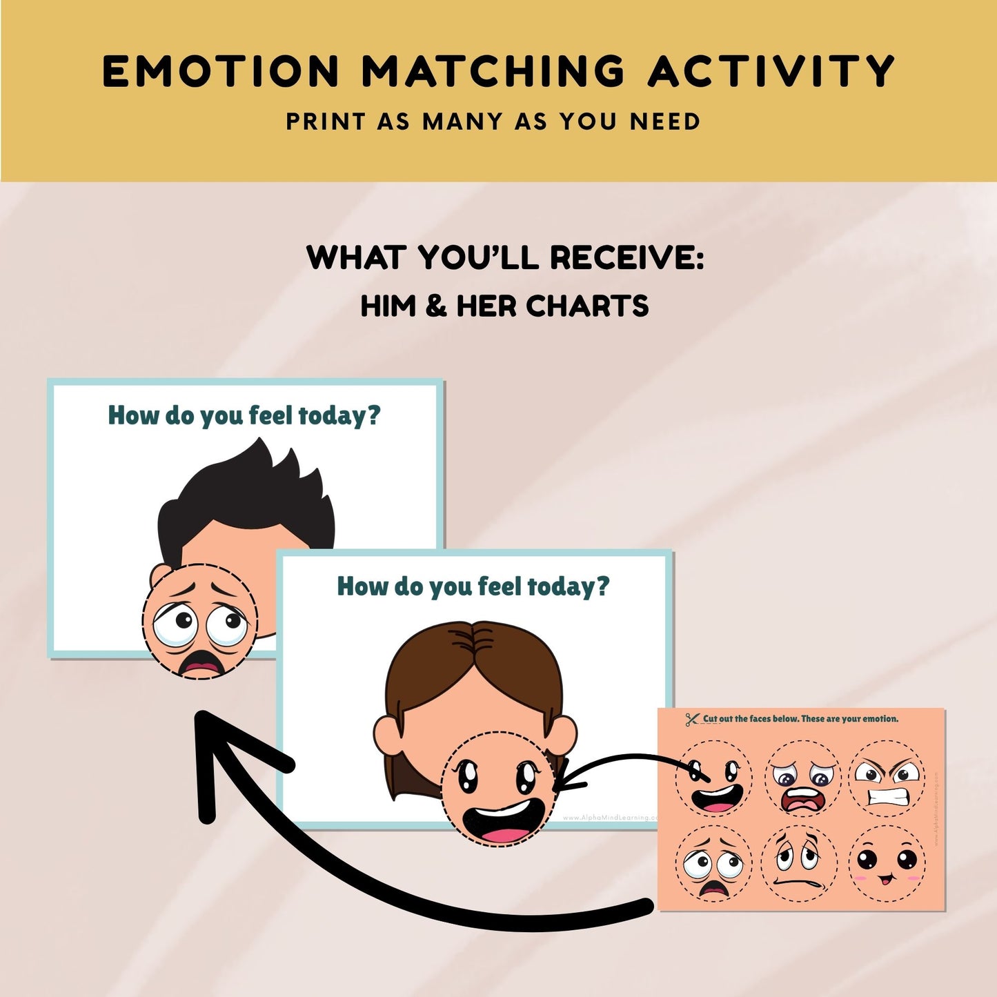 Feelings & Emotions Matching Game