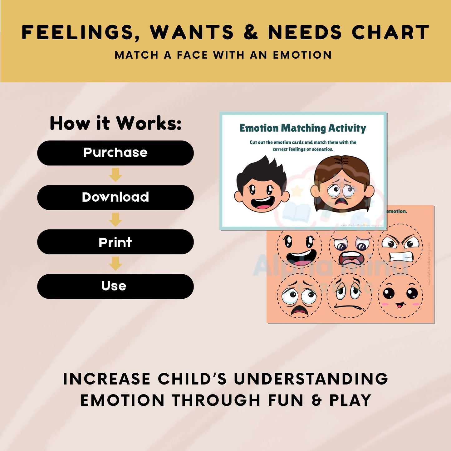 Feelings & Emotions Matching Game