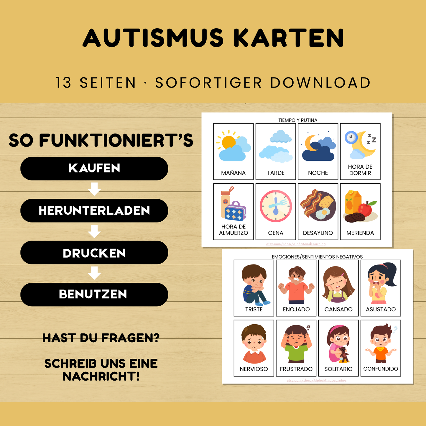 104 Nonverbale Kommunikationskarten