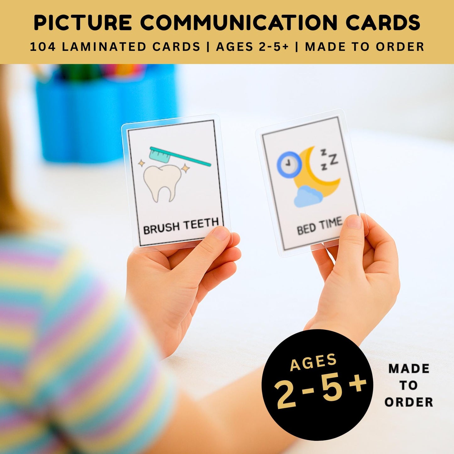 104 Laminated Non Verbal Communication Cards